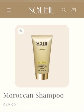 Soleil Moroccan Shampoo & Conditioner Nourishing Formula